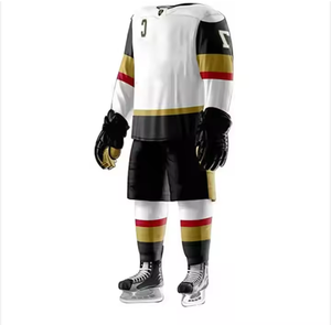 高品质轻质冰球制服新设计普通冰球服装 - Product Image 3