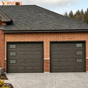 Porte de <span class=keywords><strong>garage</strong></span> sectionnelle en acier, très vendue en Europe, isolée thermiquement, moderne, pour villa, portes sectionnelles automatiques de haute qualité - Product Image 2
