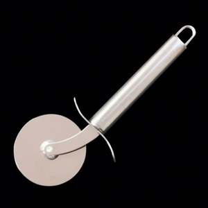 Cuchillo para Pizza con Mango de Madera, Herramientas para la Base, Cortador Bonito, Mini Cortadores, Diseño de <span class=keywords><strong>Bicicleta</strong></span>, Dorado, <span class=keywords><strong>Gigante</strong></span>, 5 Ruedas, Repostería, Hecho en Italia, Venta al por Mayor - Product Image 3