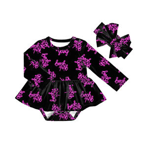 Mono Bebes Nina ชุดบอดี้สูทเด็กทารก,ชุดบอดี้สูทเด็กทารกแรกเกิดทำจากหนังวัวสีน้ำตาลพร้อมรอยต่อ De Traje De Bebes Recien Nacido - Product Image 4