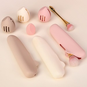 <b>Spot</b> Cross Border Hot-Selling Portable Silicone Storage Bag for Beauty Blenders and Cosmetics for <b>Outdoor</b> Travel - Product Image 1