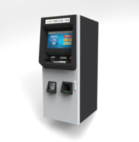 Machine de dépôt et de retrait en espèces en métal ATM-208 capable d'échanger des billets et des pièces de monnaie de différentes dénominations