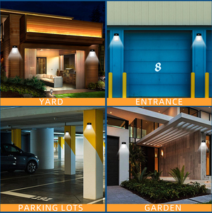 Lampe murale LED mini IP65 26W pour extérieur, vente directe d'usine, étanche, pour hôtel/jardin, en stock aux États-Unis - Product Image 5