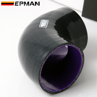 Tuyau réducteur en silicone EPMAN à coude de 90 degrés, tuyau de radiateur 4 plis, tube d'intercooler, tuyaux d'admission d'air, fabrication sur mesure, logo couleur