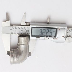 ข้อต่อท่อเหล็กสแตนเลส 90 องศา ขนาด 4 นิ้ว เกลียวในและเกลียวนอก สำหรับงานประปา - Product Image 3