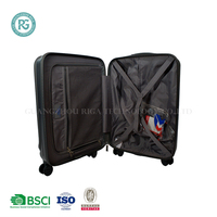 Valise personnalisée RIGA à prix abordable, vente en gros, bagages de voyage en PC pour hommes, 19 et 24 pouces, valise à roulettes 4 roues, ensemble de bagages avec serrure TSA