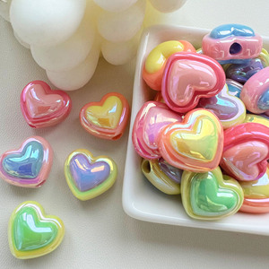 Cadena de teléfono móvil con cuentas de resina de corazón de flor de estrella de cinco puntas a juego de alta calidad accesorios DIY - Product Image 5