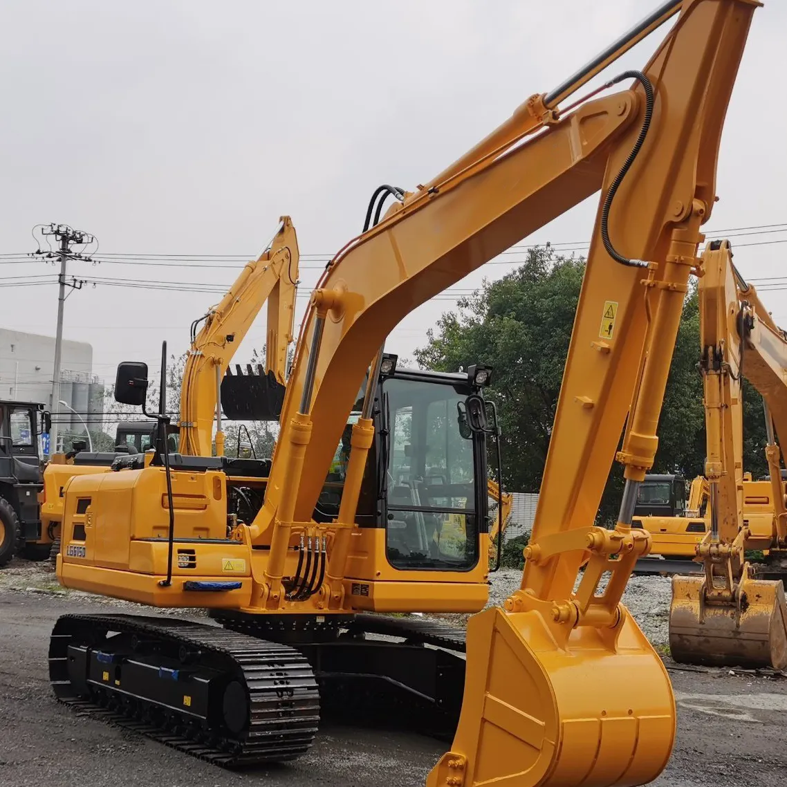 China famous brand 50ton LG6550F Crushing King Crawler Excavator Factory Price In Stock