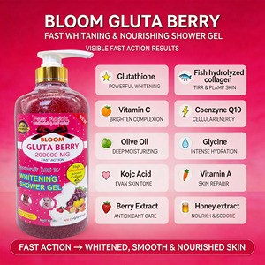 โออีเอ็ม เนเชอรัล กลูต้า เบอร์รี่ ไวท์เทนนิ่ง แอนตี้ริงเคิล มอยส์เจอไรซิ่ง บอดี้ ชาวเวอร์ เจล ทำความสะอาดล้ำลึก บำรุงผิว ซูเปอร์แอนตี้ออกซิแดนท์ - Product Image 5