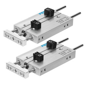 กระบอกสูบแบบมีรางนำขนาดเล็ก รุ่น DFC Series Mini Guided Drive แบบสองทาง พร้อมรางนำ GF KF สำหรับการจัดการอัตโนมัติขนาดกะทัดรัด - Product Image 1