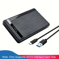 Caja de Disco Duro SATA a USB 3.0 de 2.5', Carcasas para Discos Duros Móviles, Caja Externa para Almacenamiento SSD, Plug and Play