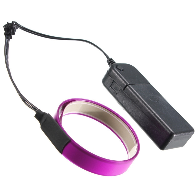 Новое поступление, цветная Электролюминесцентная лента, питание от батарей AA, 1 м