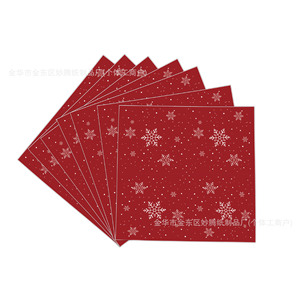 Kit de fournitures de fête jetables pour Noël du Père Noël : assiettes, gobelets, serviettes, couverts pour les célébrations de fin d'année - Product Image 5