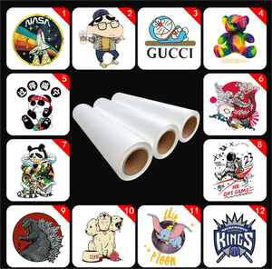 Directo de fábrica DTF Película PET de doble cara 60cm 30cm Rollos Impresora DTF Impresión doble para camiseta - Product Image 5