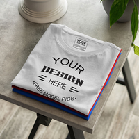 Vente en gros de t-shirts pour femmes en coton et élasthanne à manches courtes, col rond et col en V, de haute qualité, avec étiquette privée