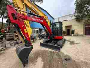 Excavatrice d'occasion Kx 163 de marque supérieure U30 en excellent état et à faible nombre d'heures, 5 tonnes, d'origine japonaise, à vendre au prix de gros - Product Image 5