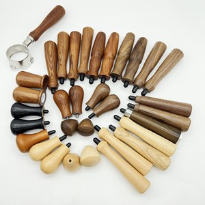 Fabricant de poignées en bois massif pour ustensiles de cuisine, poignées en bois avec trous traversants, outils de quincaillerie, poignées en bois pour - Product Image 2