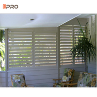 Volet persienne métallique à lamelles creuses personnalisé, prix Philippines, en aluminium à rupture de pont thermique pour villa