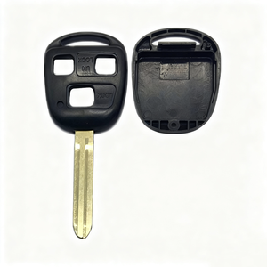 Accessoires pour clés de voiture à 2 boutons/3 boutons, <span class=keywords><strong>coque</strong></span> de protection en plastique pour clés de voiture, compatible avec Toyota - Product Image 1