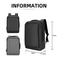 Sac à dos de voyage sportif décontracté imperméable avec logo personnalisé, chargement USB, pour ordinateur portable et affaires