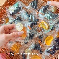 Tendance 2026 Fruit Taba Squishy Orange Réaliste Jouet à Presser Anti-Stress Anxiété Décompression Jouet Sensoriel Fidget Unisexe Tous les Âges