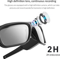 Lunettes Intelligentes IA Meta AI avec Vidéo 4K Haute Qualité, Film de Changement de Couleur, Caméra 4K, Écran, Étanchéité IPX-5 et Verres à Transition IA