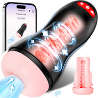 APP-gesteuerter Automatischer Saugender Vibrierender Masturbator für Männer, Erwachsenen-Spielzeug, Penis-Masturbationsbecher
