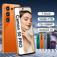 Teléfono Móvil 5G Camon 50 Pro 2026, Gran Venta, 512GB, Doble SIM, Android 15 Original, Desbloqueado, 16GB RAM, 1TB ROM