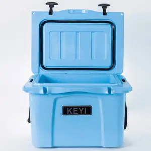 Yalıtımlı buzluk çanta küçük 35L açık buz kutusu taşınabilir sert soğutucu kutu kamp için