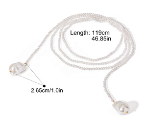 Colliers ras du cou superposés en perles d'imitation, pendentifs breloques, bijoux fantaisie personnalisés pour femmes, style DIY - Product Image 6