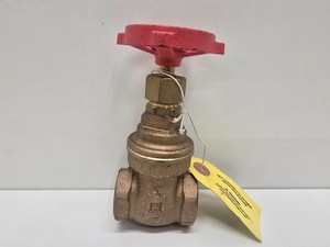 Plc New Old Stock Vanne à opercule en laiton 3/4" 125 Swp 200 Wog Produit sous garantie - Product Image 1