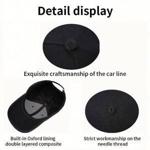 หมวกเบสบอลปักลาย 3 มิติ สีน้ำเงินกรมท่า ผ้าโพลีเอสเตอร์/คอตตอน แบบเรียบ สำหรับผู้ชาย สั่งทำได้ตามต้องการ ขายส่ง - Product Image 5