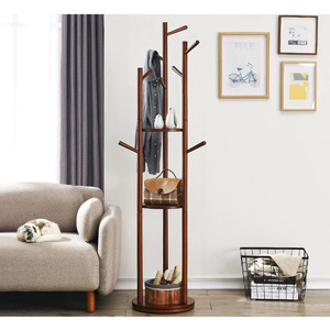 Venta caliente Jiabao Percha para ropa Percha <span class=keywords><strong>de</strong></span> <span class=keywords><strong>pie</strong></span> Ahorro <span class=keywords><strong>de</strong></span> espacio <span class=keywords><strong>Percheros</strong></span> <span class=keywords><strong>de</strong></span> madera multifuncionales - Product Image 5