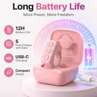 Anillo de Control Remoto para Cámara, Inalámbrico, BT5.3, Recargable, para Selfies, Compatible con iPhone y Android, Transmisión en Vivo, Vlog, IPX4
