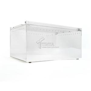 Özelleştirilmiş örümcek akrep boynuz kurbağa kertenkele şeffaf akrilik besleme kutusu tarama Pet sürüngen kafes - Product Image 4