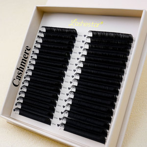 Cashmere visone 0.03 0.05 Mega <span class=keywords><strong>Volume</strong></span> Lash estensione ciglia di seta individuale forniture vassoio per ciglia estensione ciglia nero opaco - Product Image 3