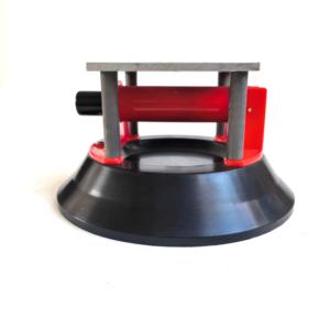 Taza de vacío con mango de ABS de 10 "con almohadilla cóncava profunda de montaje en aluminio para una fácil fijación en superficies no porosas curvas o irregulares - Product Image 2