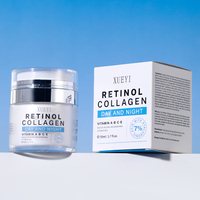 Crème pour le visage au rétinol et au collagène 50 ml, anti-âge, anti-rides, raffermissante, hydratante, crème de jour et de nuit pour les ridules, étiquette privée OEM