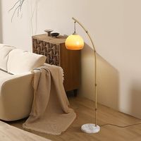 Lampe de chevet en forme de champignon, lampe de sol vintage en verre pour salon, style vintage pour fille