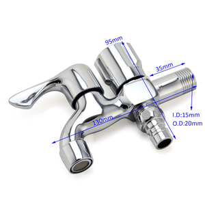 Robinet à bavette pour tuyau d'arrosage en laiton fantaisie au design moderne Excellent prix Utilisation extérieure pour la machine à laver et le bassin Noyau de valve en céramique avec poignée en <span class=keywords><strong>zinc</strong></span> - Product Image 2