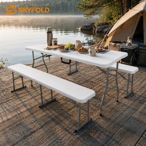 <span class=keywords><strong>Table</strong></span> pliante rectangulaire multifonctionnelle pour le camping en plein air, <span class=keywords><strong>table</strong></span> pliante de type <span class=keywords><strong>valise</strong></span>, <span class=keywords><strong>table</strong></span> pliante <span class=keywords><strong>pas</strong></span> chère - Product Image 4