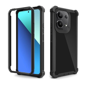 Custodia per telefono Honatop trasparente resistente per Xiaomi <span class=keywords><strong>REDMI</strong></span> NOTE13 14 15 PRO PLUS 4G 5G, <span class=keywords><strong>cover</strong></span> antiurto colorata combinata - Product Image 1