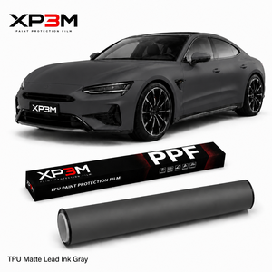 ฟิล์มหุ้มรถยนต์ XP3M สีเทาด้าน แบบด้านซาติน TPU  ความหนา 7.5 มิล  ซ่อมแซมตัวเองได้ ป้องกันรอยขีดข่วน ป้องกันการเหลือง ขนาด 1.52x15 เมตร - Product Image 1