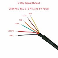 Kabel USB ke RS232 Serial Wire END (5V) dengan Chipset FTDI 1.8m USB-RS232-WE-1800-BT_5.0