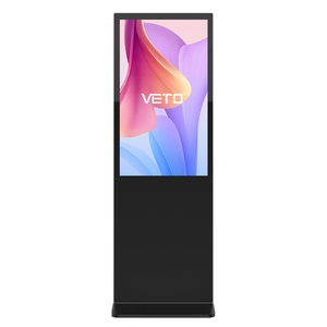 Kiosque tactile Android Veto 43 49 55 65 pouces avec écran tactile IR, affichage publicitaire LCD intérieur, signalisation numérique interactive tactile - Product Image 1