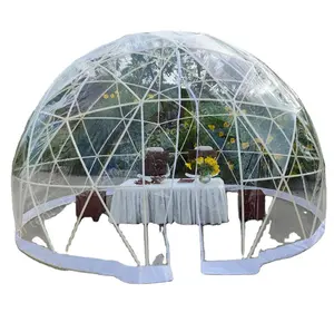 Waterproof 3.6m Glamping Igloo Luxury Geodome Geodesic Dome Tent for Hotel Resort & Home Use for Trade Shows