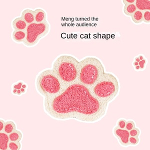 Natural Eco-Friendly Loofah <b>Cat</b> <b>Toy</b>-<b>Interactive</b> Chew Stick & Paw Shape for Teeth Grinding - Product Image 3