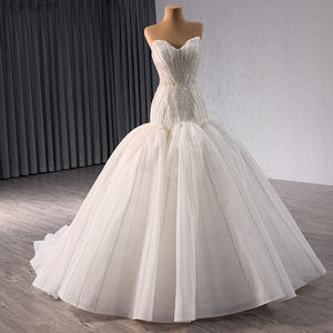 Jancember 241061 Boho Sweetheart Robes de mariée sirène à lacets - Product Image 4