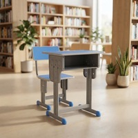 Ensemble de chaise et de bureau d'école primaire réglables en hauteur, bureaux et chaises de classe réglables en hauteur pour la maternelle