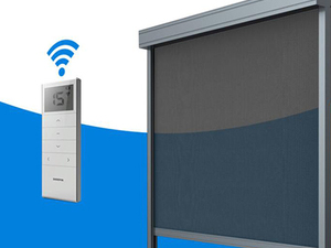 Stores verticaux motorisés <span class=keywords><strong>en</strong></span> alliage d'aluminium pour extérieur, pare-soleil électrique coupe-vent à fermeture éclair, stores enrouleurs pour pavillon - Product Image 4